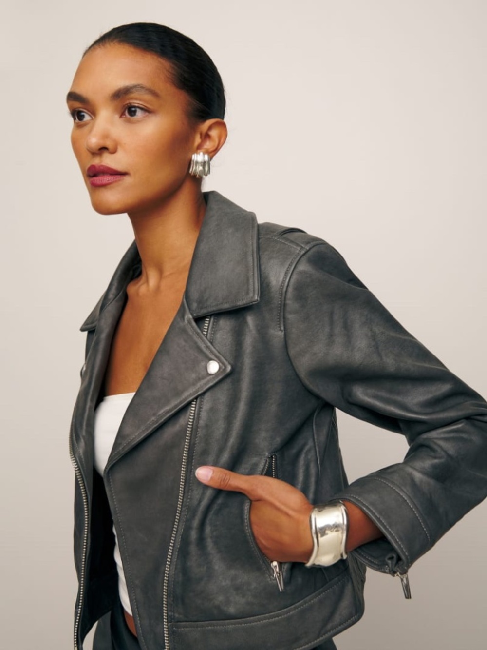Veda Hoyt Leather Moto